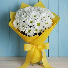 Букет Застенчивые лепестки в Емве Букет цветов из: Хризантемы в Емве