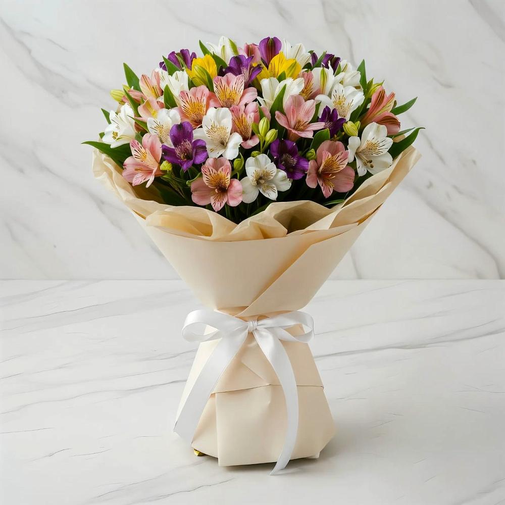 Букет цветов из: Альстромерии в Емве