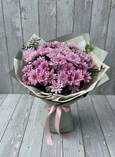 Букет цветов из:  Хризантемы #REPLACE_PRED# Емве