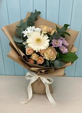 Букет цветов из:  Герберы и Хризантемы в Емве