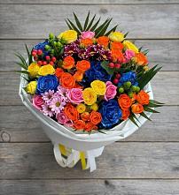 Букет цветов из:  Розы и Хризантемы #REPLACE_PRED# Емве