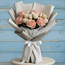 Букет Нежное облако в Емве Букет цветов из: Розы в Емве